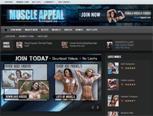 Tablet Screenshot of muscleappeal.com
